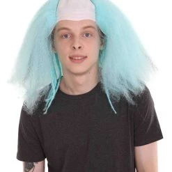 HPO Bald Clown Mens Wig | Multiple Color Choice Men's