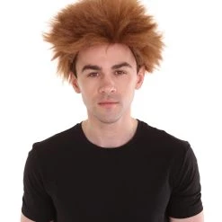 HPO Kids Dracula Wig | Monster Vampires Brown Wig | Premium Breathable Capless Cap