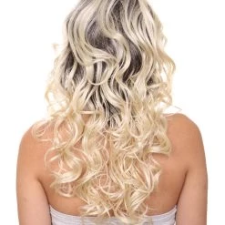 HPO Sitcom Womens Wig | Blond Curly Character Cosplay Halloween Wig | Premium Breathable Capless Cap Men's 11 HPO Sitcom Womens Wig | Blond Curly Character Cosplay Halloween Wig | Premium Breathable Capless Cap Men's