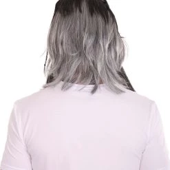 HPO Movie Mens Wig | Black Braided Bread Wig | Premium Breathable Capless Cap