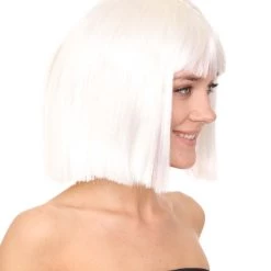 HPO Womens White Wig Song Contest 2018 | Celebrity Wigs | Premium Breathable Capless Cap Women's