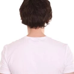 HPO Men Fancy Brown Short Wig | Premium Breathable Capless Cap 14 HPO Men Fancy Brown Short Wig | Premium Breathable Capless Cap