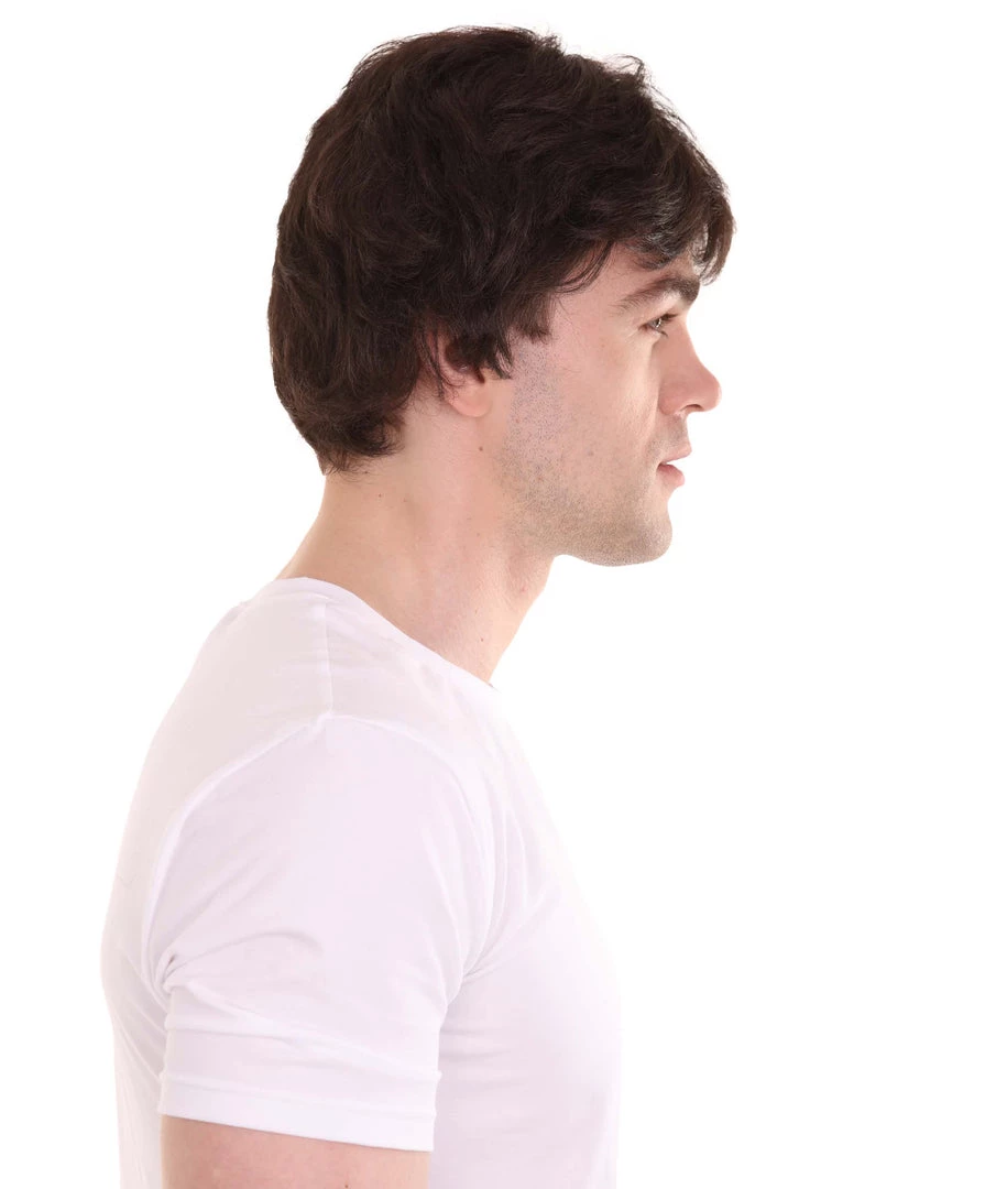 HPO Men Fancy Brown Short Wig | Premium Breathable Capless Cap 6 HPO Men Fancy Brown Short Wig | Premium Breathable Capless Cap