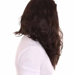 HPO Mens Old Vampire Wig & Full Beard Set | Cosplay Halloween Wig | Premium Breathable Capless Cap