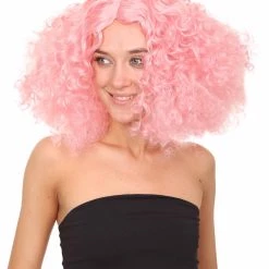 HPO Womens Candy Girl Curly Wig | Cosplay Halloween Wig | Premium Breathable Capless Cap Men's