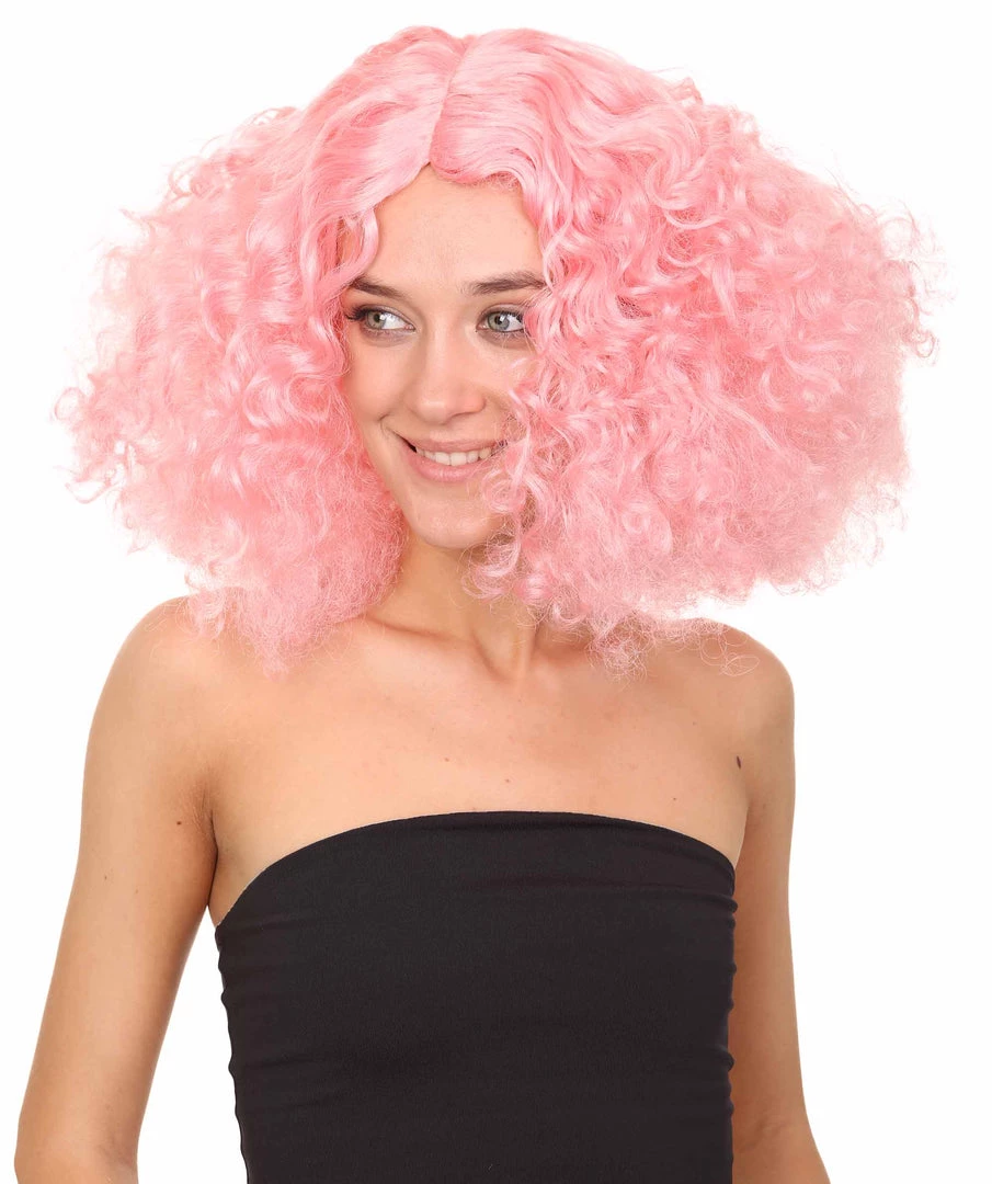 HPO Womens Candy Girl Curly Wig | Cosplay Halloween Wig | Premium Breathable Capless Cap Men's 2 HPO Womens Candy Girl Curly Wig | Cosplay Halloween Wig | Premium Breathable Capless Cap Men's