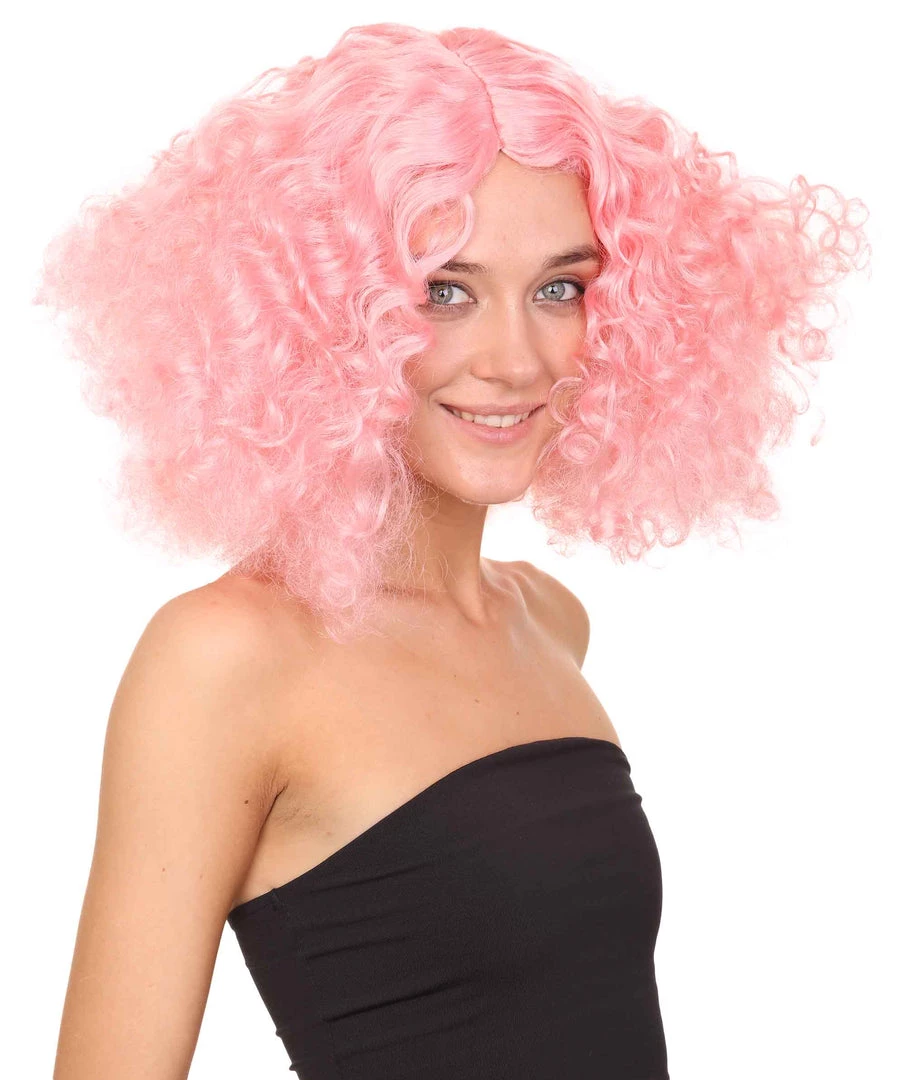 HPO Womens Candy Girl Curly Wig | Cosplay Halloween Wig | Premium Breathable Capless Cap Men's 6 HPO Womens Candy Girl Curly Wig | Cosplay Halloween Wig | Premium Breathable Capless Cap Men's