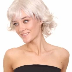 HPO Blonde Country Singer Womens Wig | Cosplay Halloween Wig | Premium Breathable Capless Cap