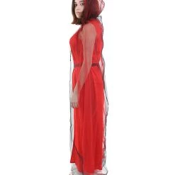 HPO Adult Women's Demoness Costume | Red Halloween Costume