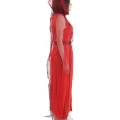HPO Adult Women's Demoness Costume | Red Halloween Costume