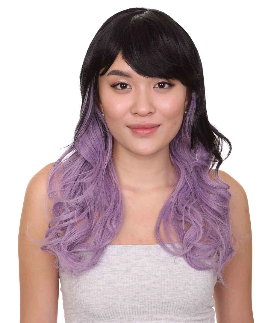 HPO Sinister Crimped Witch Womens Wig | Party Ready Fancy Cosplay Halloween Wig | Premium Breathable Capless Cap 1 HPO Sinister Crimped Witch Womens Wig | Party Ready Fancy Cosplay Halloween Wig | Premium Breathable Capless Cap