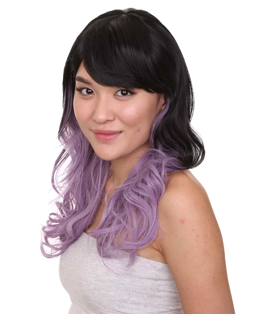 HPO Sinister Crimped Witch Womens Wig | Party Ready Fancy Cosplay Halloween Wig | Premium Breathable Capless Cap 2 HPO Sinister Crimped Witch Womens Wig | Party Ready Fancy Cosplay Halloween Wig | Premium Breathable Capless Cap