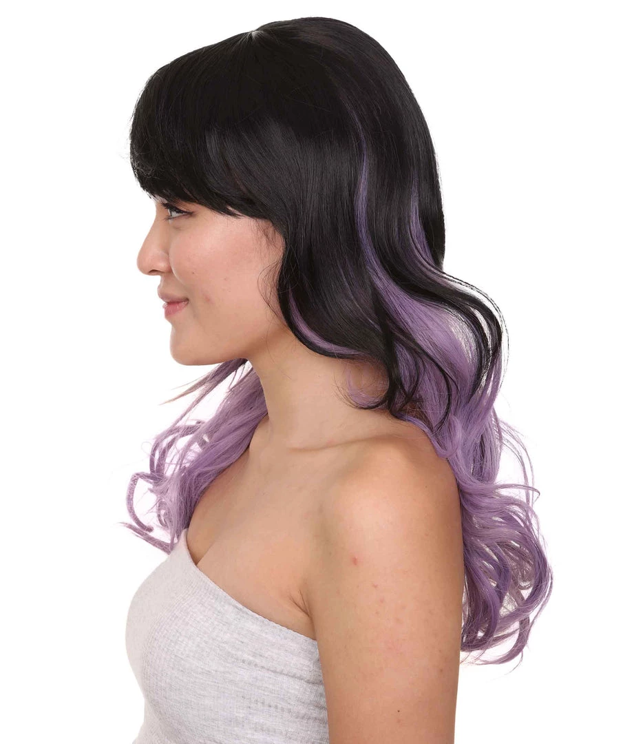 HPO Sinister Crimped Witch Womens Wig | Party Ready Fancy Cosplay Halloween Wig | Premium Breathable Capless Cap 3 HPO Sinister Crimped Witch Womens Wig | Party Ready Fancy Cosplay Halloween Wig | Premium Breathable Capless Cap