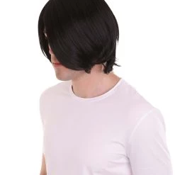 HPO King Of Pop Mens Wig | Black Pop Star Celebrity Wig | Premium Breathable Capless Cap Men's 13 HPO King Of Pop Mens Wig | Black Pop Star Celebrity Wig | Premium Breathable Capless Cap Men's