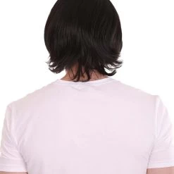 HPO King Of Pop Mens Wig | Black Pop Star Celebrity Wig | Premium Breathable Capless Cap Men's 14 HPO King Of Pop Mens Wig | Black Pop Star Celebrity Wig | Premium Breathable Capless Cap Men's