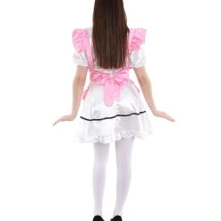 HPO Adult Women's Anime Cosplay French Maid Fancy Uniform Costume | Dark Pink Cosplay Costume 12 HPO Adult Women's Anime Cosplay French Maid Fancy Uniform Costume | Dark Pink Cosplay Costume