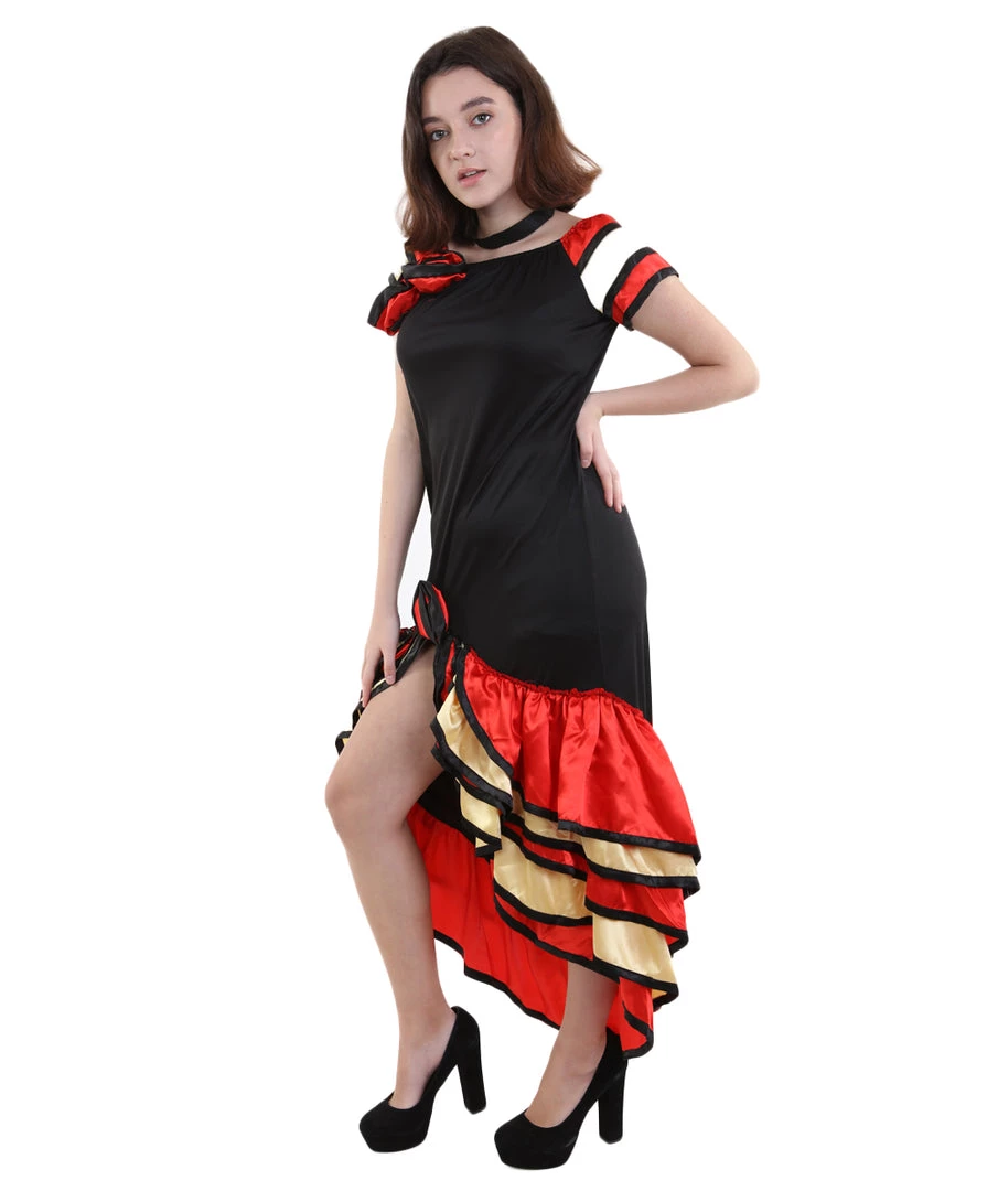 HPO Adult Women's Flamenco Costume | Multi Cosplay Costume 3 HPO Adult Women's Flamenco Costume | Multi Cosplay Costume