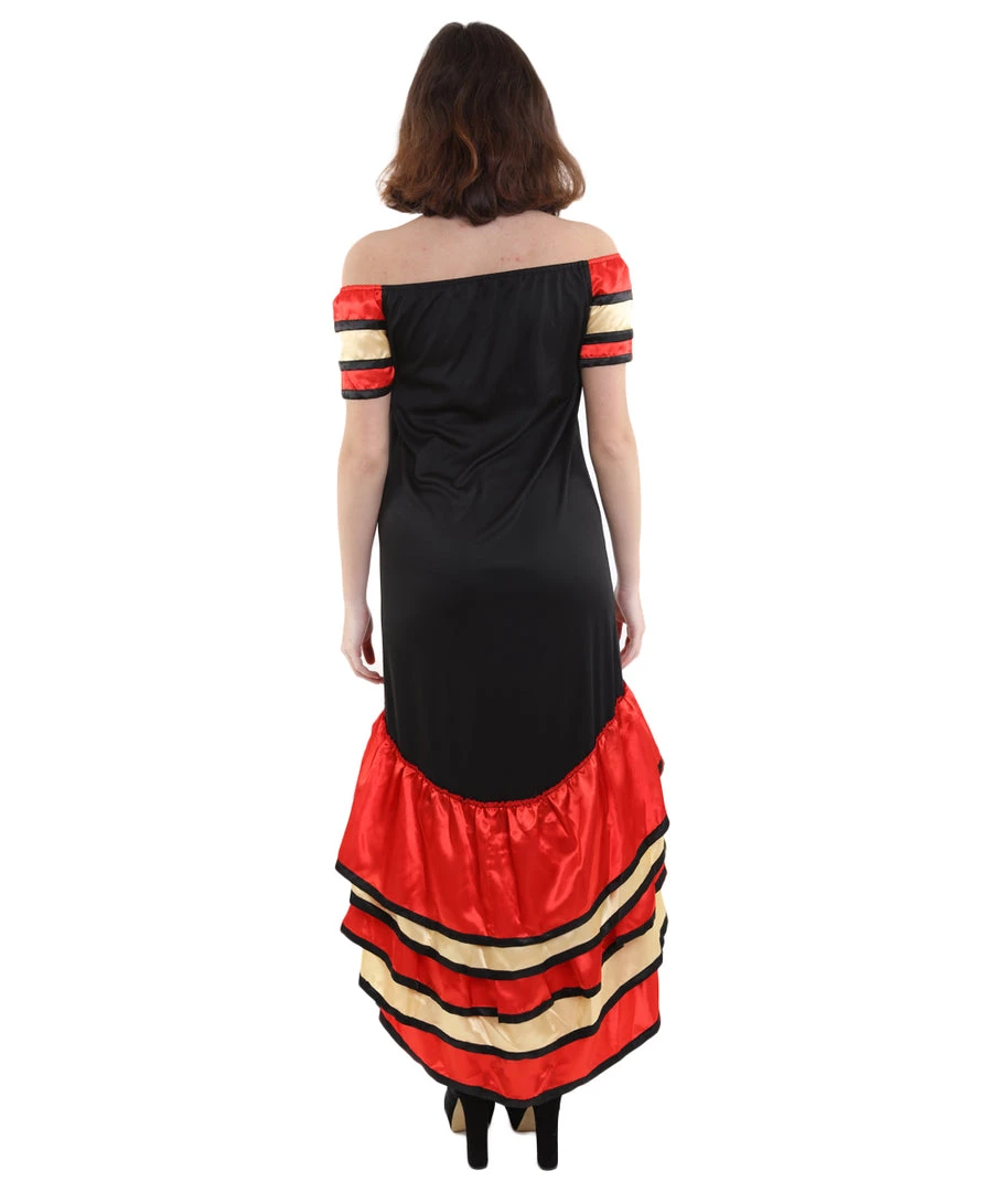 HPO Adult Women's Flamenco Costume | Multi Cosplay Costume 5 HPO Adult Women's Flamenco Costume | Multi Cosplay Costume