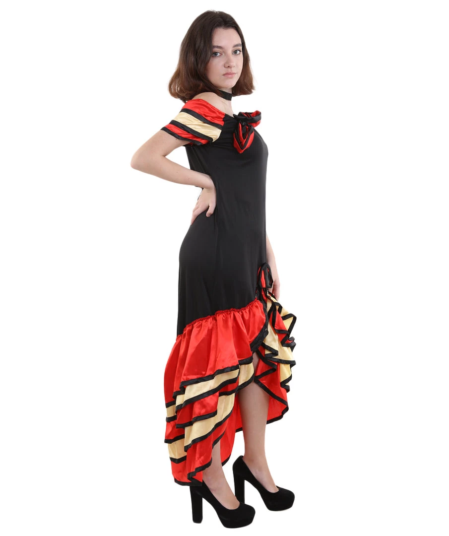 HPO Adult Women's Flamenco Costume | Multi Cosplay Costume 6 HPO Adult Women's Flamenco Costume | Multi Cosplay Costume