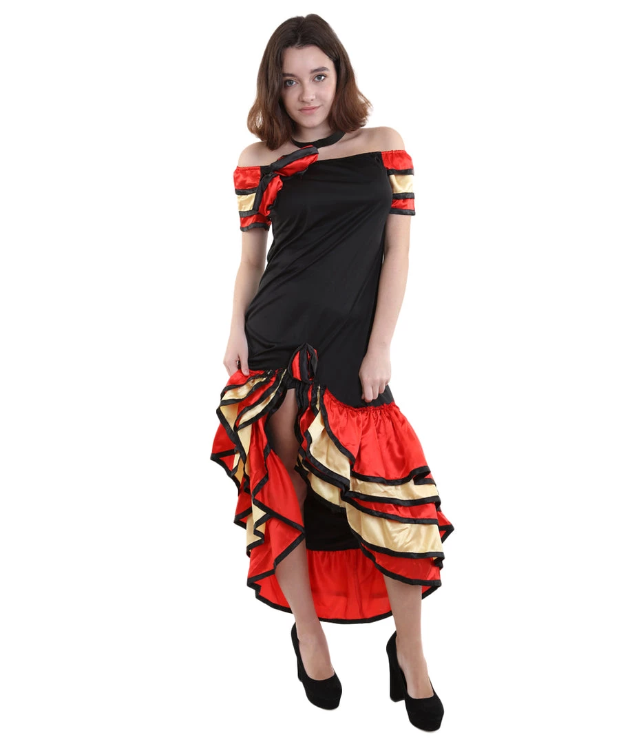 HPO Adult Women's Flamenco Costume | Multi Cosplay Costume 1 HPO Adult Women's Flamenco Costume | Multi Cosplay Costume