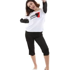 HPO Adult Women's Gaming Cosplay Costume | Black & White Cosplay Costume