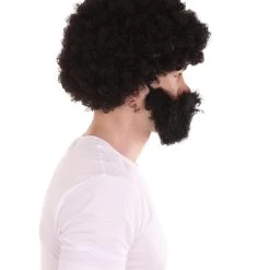 HPO Kids Afro Wig & Full Beard | Jumbo Black Cosplay Halloween Wig