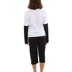 HPO Adult Women's Gaming Cosplay Costume | Black & White Cosplay Costume