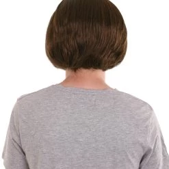 HPO Horror Movie Mens Wig | Dark Auburn Wig With Bald Cap 13 HPO Horror Movie Mens Wig | Dark Auburn Wig With Bald Cap