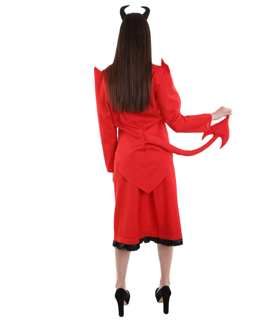 HPO Adult Women's Devilish Diva Costume | Red Halloween Costume 5 HPO Adult Women's Devilish Diva Costume | Red Halloween Costume