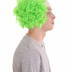 HPO Mens Scary Bald Clown Curly Wigs Collection | Cosplay Halloween Wigs Men's
