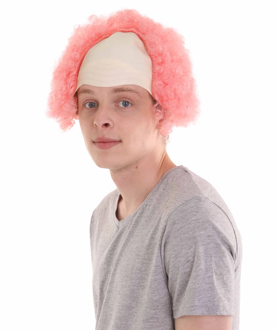 HPO Unisex Scary Bald Clown Afro Wigs Collections | Halloween Wigs Women's 3 HPO Unisex Scary Bald Clown Afro Wigs Collections | Halloween Wigs Women's
