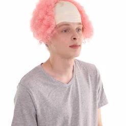 HPO Unisex Scary Bald Clown Afro Wigs Collections | Halloween Wigs Women's 43 HPO Unisex Scary Bald Clown Afro Wigs Collections | Halloween Wigs Women's