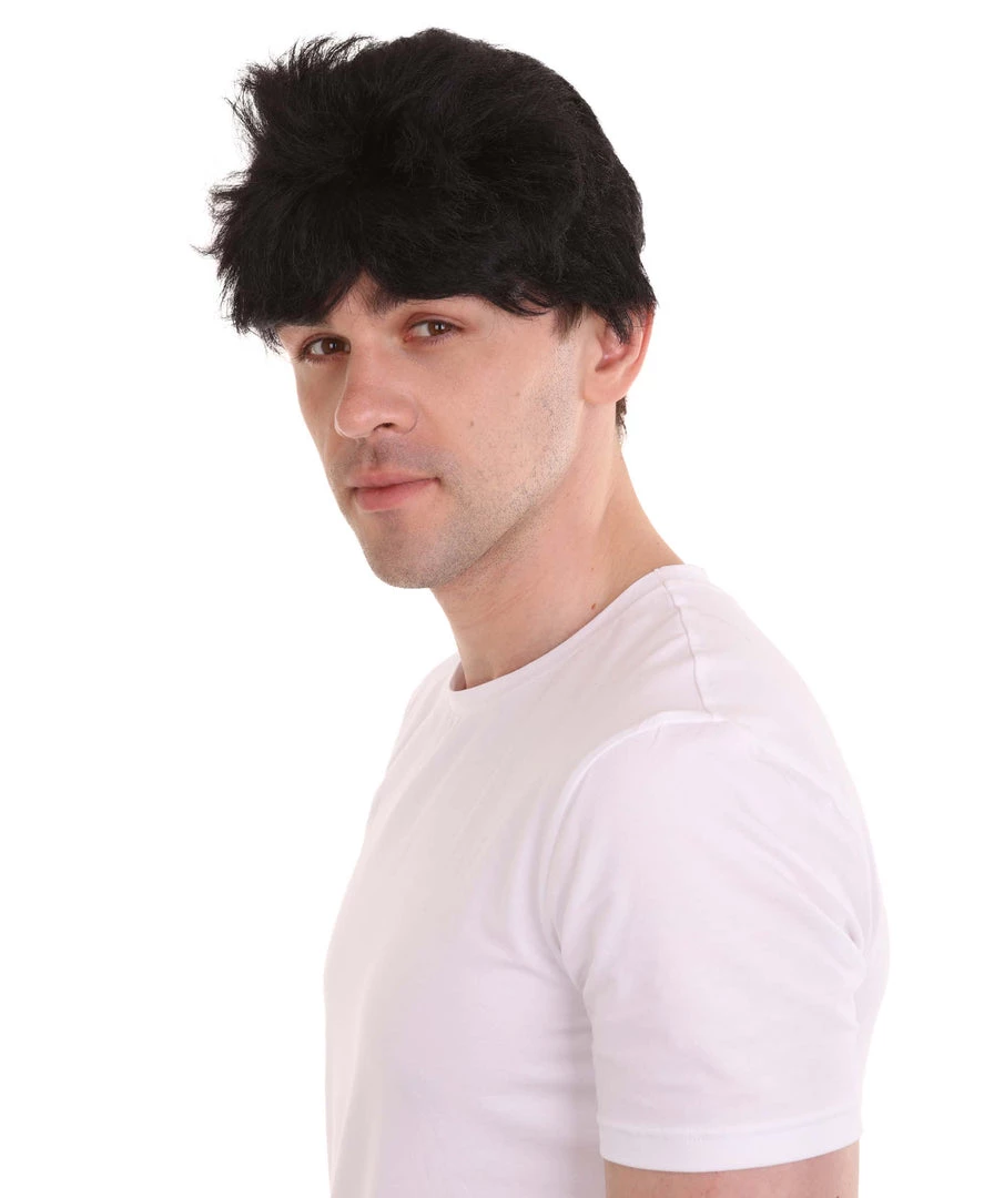 HPO Men's Superhero Green Mens Wig | Cosplay Halloween Wig | Premium Breathable Capless Cap 3 HPO Men's Superhero Green Mens Wig | Cosplay Halloween Wig | Premium Breathable Capless Cap