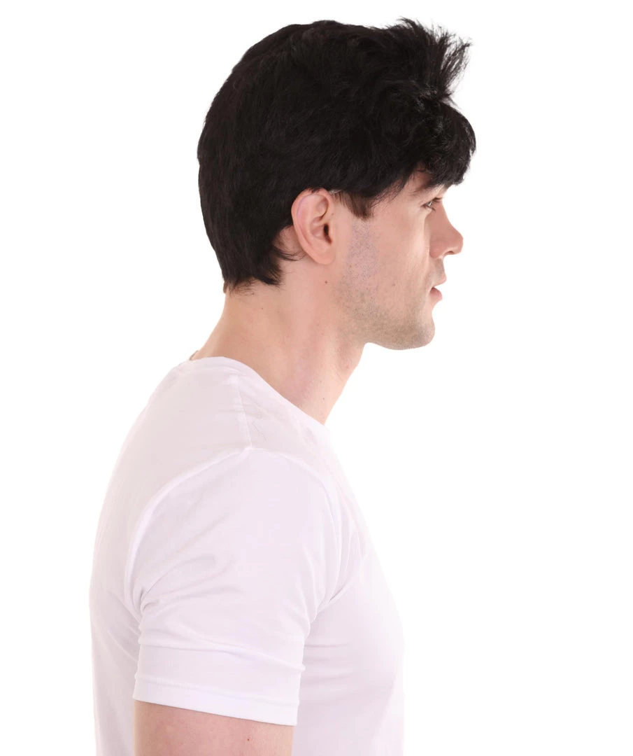 HPO Men's Superhero Green Mens Wig | Cosplay Halloween Wig | Premium Breathable Capless Cap 6 HPO Men's Superhero Green Mens Wig | Cosplay Halloween Wig | Premium Breathable Capless Cap