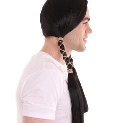 HPO Men's Men Indian Maiden Black Wig | Premium Breathable Capless Cap 12 HPO Men's Men Indian Maiden Black Wig | Premium Breathable Capless Cap