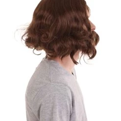 HPO Men's Medieval King Wig With Full Beard Set | Mens Cosplay Halloween Wig | Premium Breathable Capless Cap