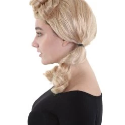 HPO Men's Singer Womens Blonde Ponytail Wig | Pop Star Rock Wig | Premium Breathable Capless Cap 13 HPO Men's Singer Womens Blonde Ponytail Wig | Pop Star Rock Wig | Premium Breathable Capless Cap