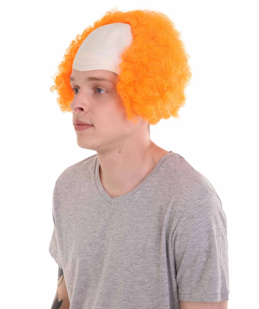 HPO Unisex Scary Bald Clown Afro Wigs Collections | Halloween Wigs Women's 10 HPO Unisex Scary Bald Clown Afro Wigs Collections | Halloween Wigs Women's