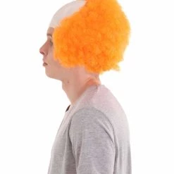 HPO Unisex Scary Bald Clown Afro Wigs Collections | Halloween Wigs Women's 47 HPO Unisex Scary Bald Clown Afro Wigs Collections | Halloween Wigs Women's