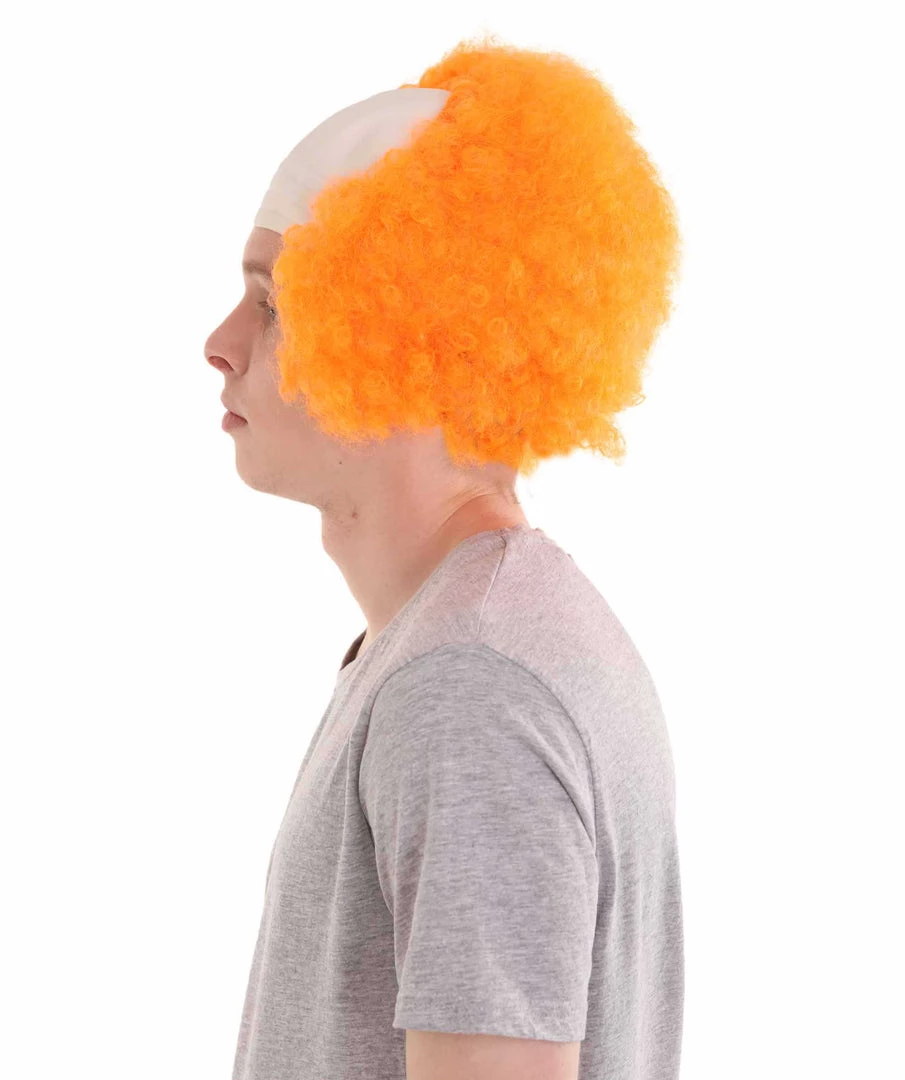 HPO Unisex Scary Bald Clown Afro Wigs Collections | Halloween Wigs Women's 11 HPO Unisex Scary Bald Clown Afro Wigs Collections | Halloween Wigs Women's