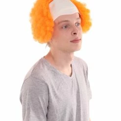HPO Unisex Scary Bald Clown Afro Wigs Collections | Halloween Wigs Women's 50 HPO Unisex Scary Bald Clown Afro Wigs Collections | Halloween Wigs Women's