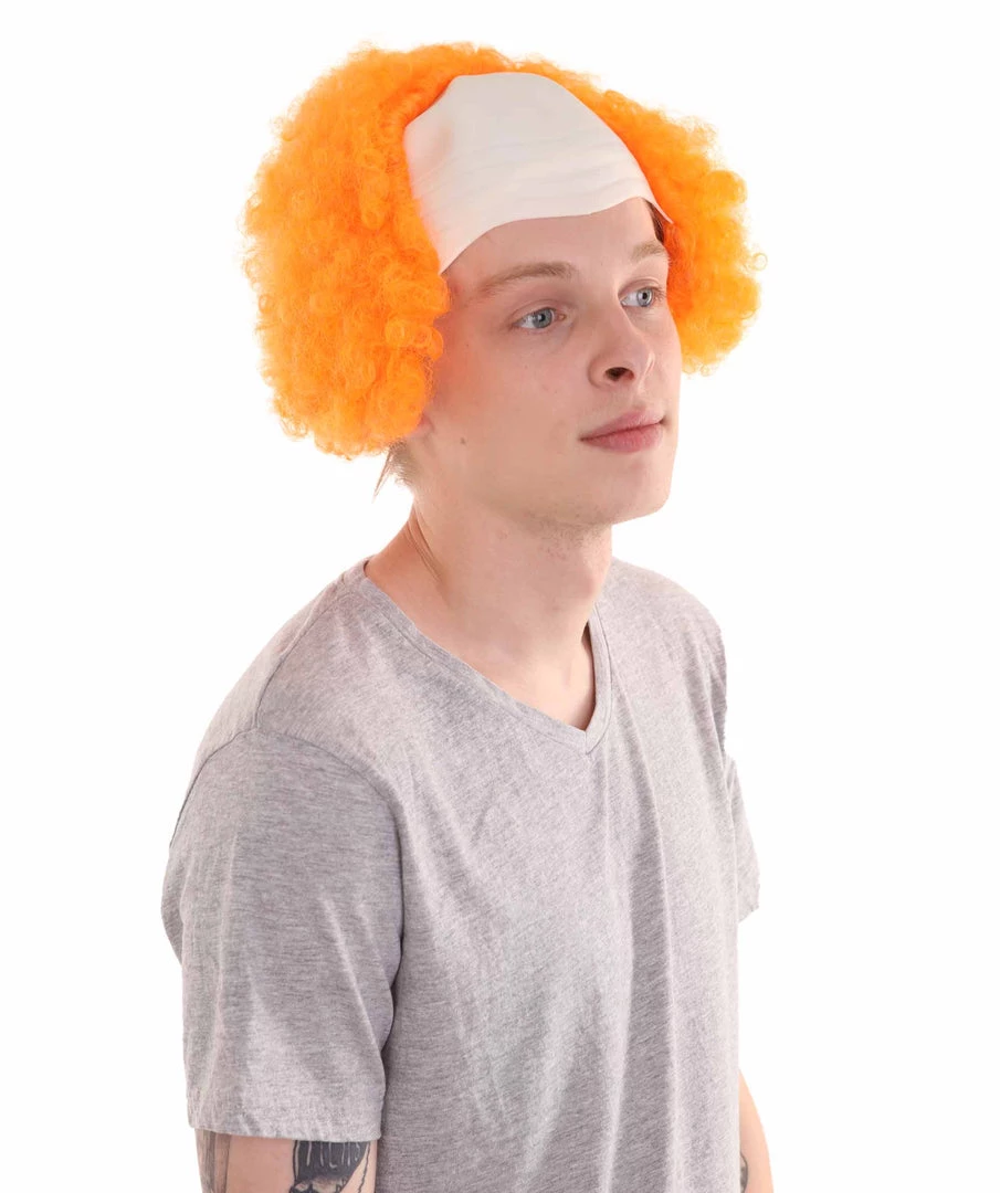 HPO Unisex Scary Bald Clown Afro Wigs Collections | Halloween Wigs Women's 14 HPO Unisex Scary Bald Clown Afro Wigs Collections | Halloween Wigs Women's