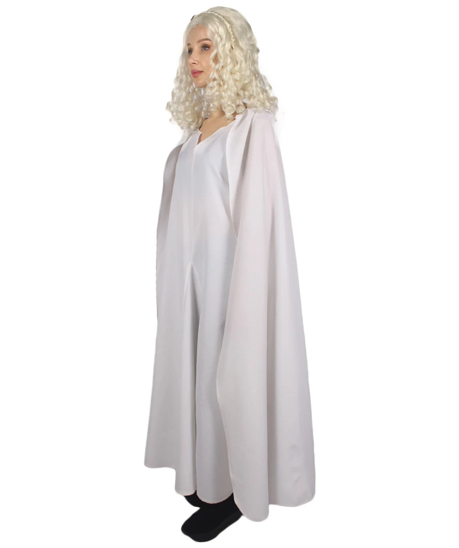 HPO Adult Women's Queen Costume | White Cosplay Costume 3 HPO Adult Women's Queen Costume | White Cosplay Costume