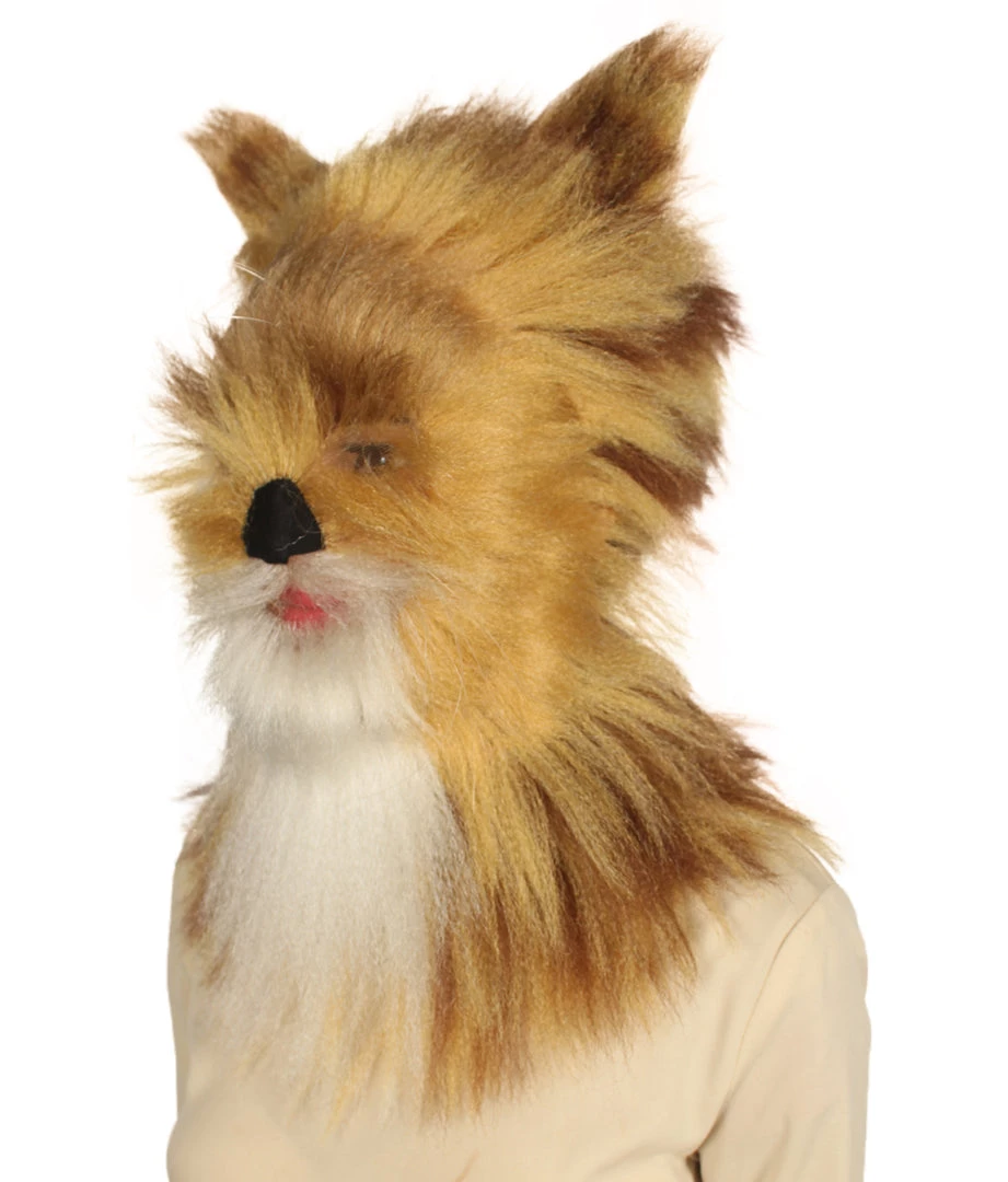 HPO Furry Fox Collection | Women's White And Blonde Straight Furry Cat Cosplay Wig & Mask | Premium Breathable Capless Cap 2 HPO Furry Fox Collection | Women's White And Blonde Straight Furry Cat Cosplay Wig & Mask | Premium Breathable Capless Cap