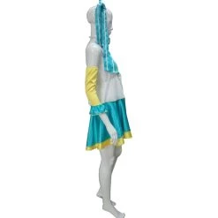 HPO Adult Women's School Idol 3Pc Costume | White Blue Halloween Costume 10 HPO Adult Women's School Idol 3Pc Costume | White Blue Halloween Costume