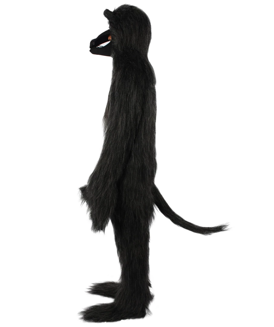 HPO White And Black Mouse Costume With Mask And Tail - Long Breathable Synthetic Fibers Bundle 4 HPO White And Black Mouse Costume With Mask And Tail - Long Breathable Synthetic Fibers Bundle