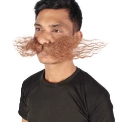 HPO Men's Dr Egg Head Mechanical Genius Curly Mustache Multiple Color Options