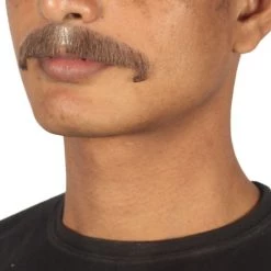 HPO Men's Stylish Moustache Set | Brown Cosplay Facial Hair