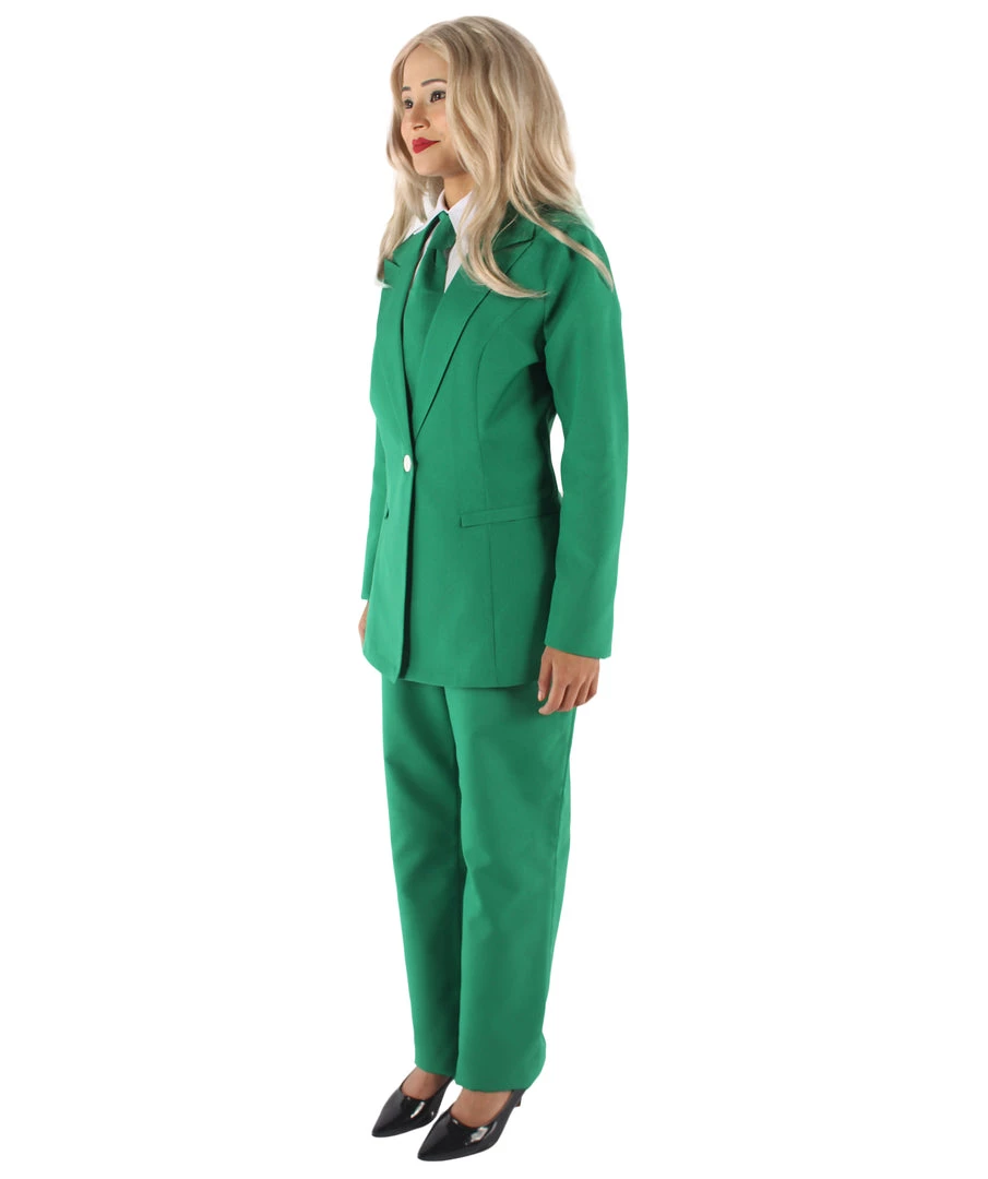 HPO Adult Women's EXCLUSIVE! Deluxe Singer Party Suit Costume | Evergreen Cosplay Costume 3 HPO Adult Women's EXCLUSIVE! Deluxe Singer Party Suit Costume | Evergreen Cosplay Costume