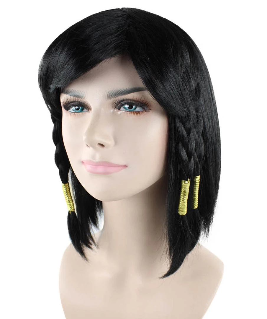 HPO Game Captain Womens Wig | Short Black Cosplay Wig | Premium Breathable Capless Cap 2 HPO Game Captain Womens Wig | Short Black Cosplay Wig | Premium Breathable Capless Cap